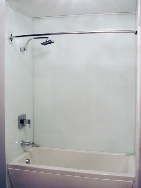 shower walls painted glass mirror creative larger