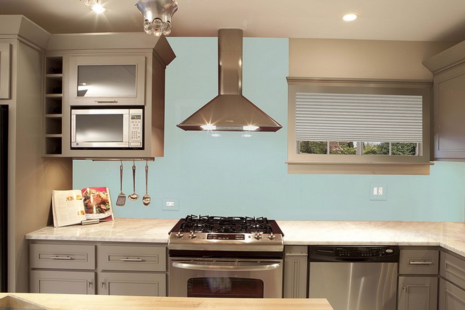 Blue Sky Backsplash