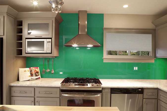 Green Emerald Backsplash