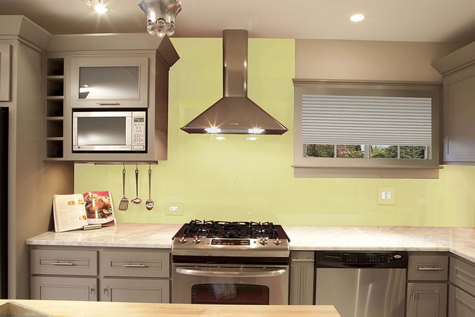 Yellow Pear Backsplash