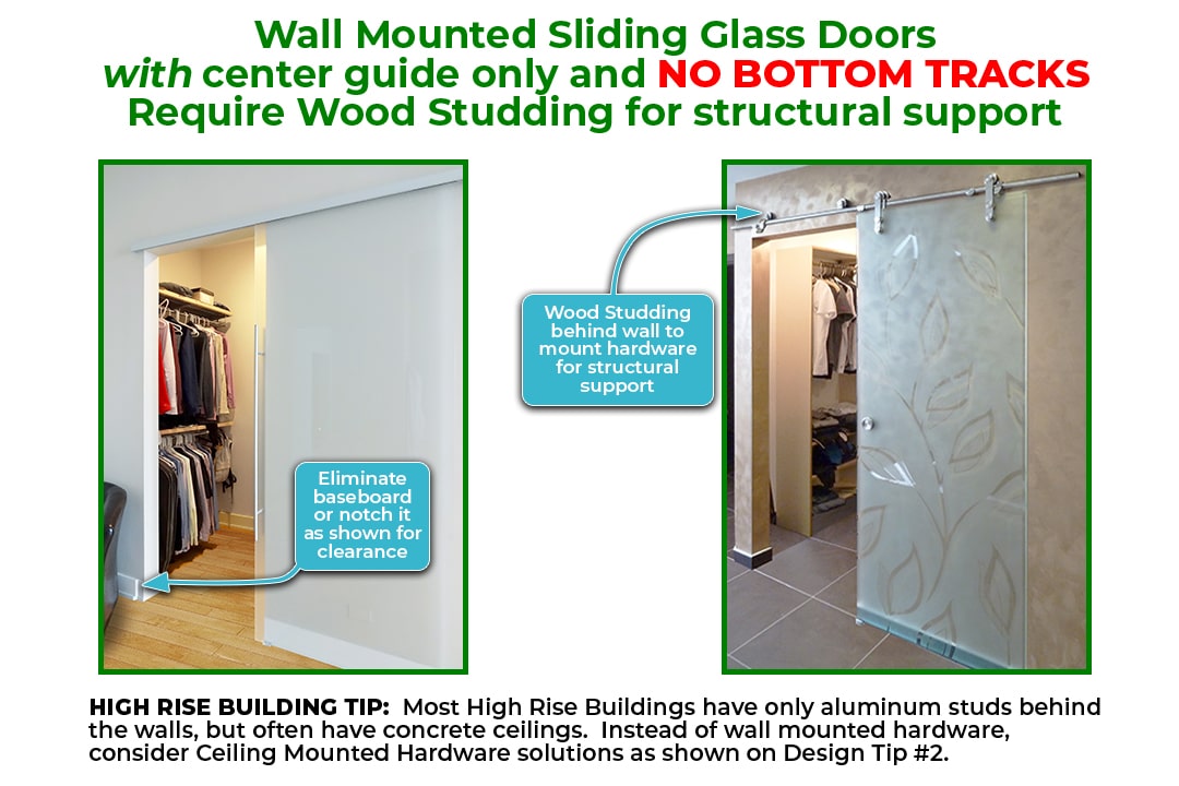 Creative Mirror & Shower Sliding Glass Door Design Tips