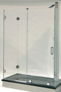 Essence Series Bottom Rolling Frameless Sliding Shower Door Essence Series Bottom Rolling Frameless Sliding Shower Door