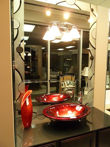 Chicago Glass Artistic Painted Custom Mirrors