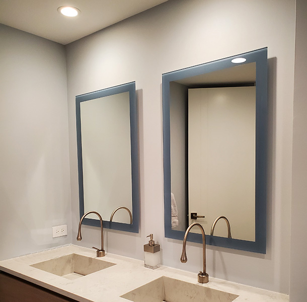 Chicago Glass Custom Bathroom Mirrors