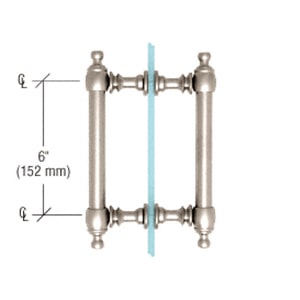 6 in. Colonial Back-to-Back Pull Handles