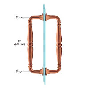 8 in. Victorian Back-to-Back Pull Handles