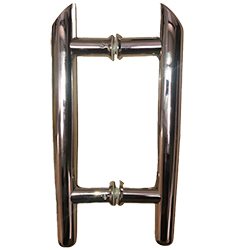 6 in. Portals Overture I Back-to-Back Pull Handles, 7 1/2 in overall height