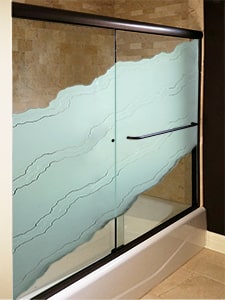 Creative Frameless Bypass Slider Sculpted Wave Design Creative Frameless Bypass Slider Sculpted Wave Design