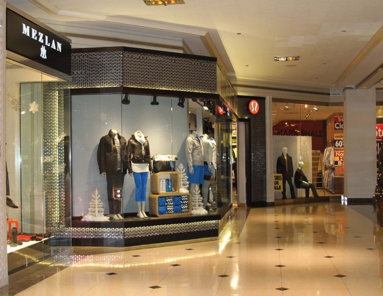 Shopping Mall Interior Glass