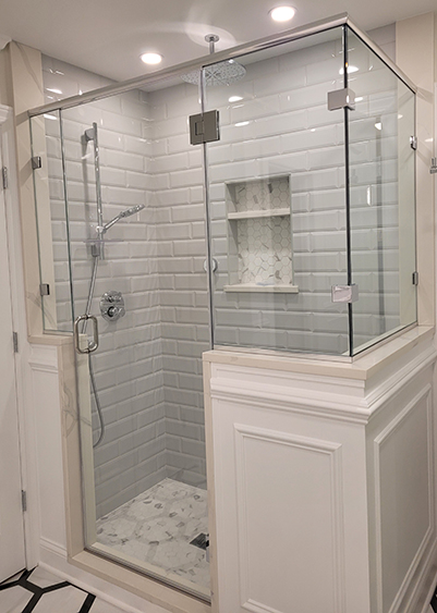 Chicago Glass Frameless Shower Doors Custom Multi Panels