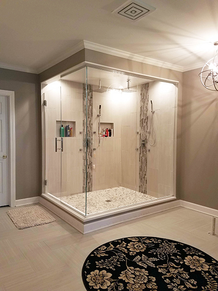 Corner Enclosure  Creative Mirror & Shower