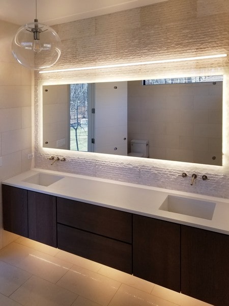 Lighted Mirrors Creative Mirror Shower, How Do I Measure For A Vanity Mirror With Lights