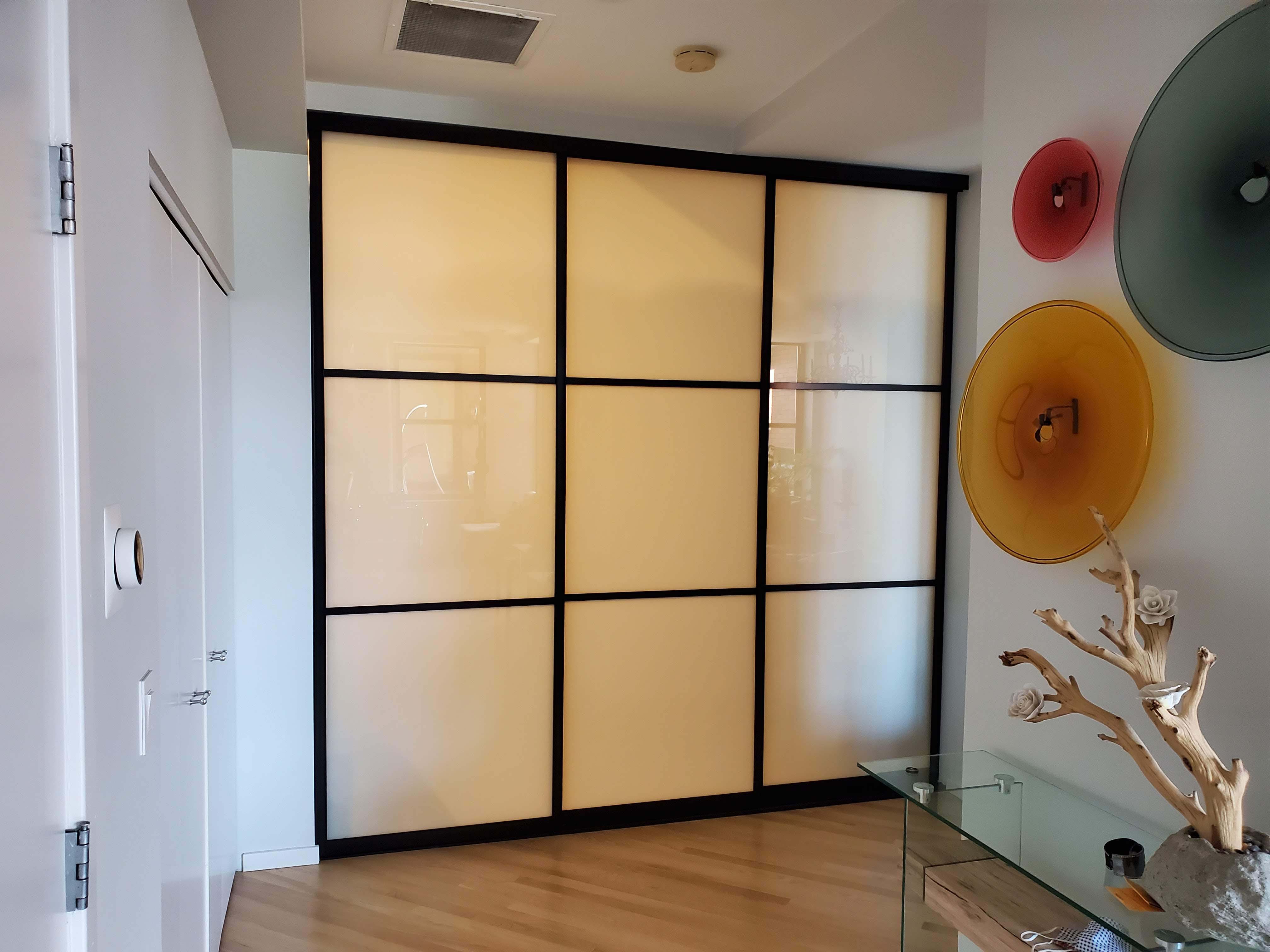 Chicago Glass Raumplus Sliding Barn Doors and Room Dividers