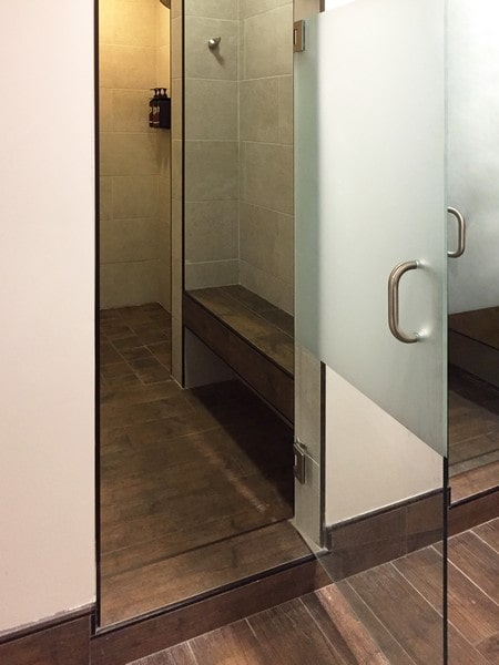 Chicago Glass Single Swing Frameless Shower Doors