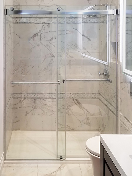 Chicago Glass Fleurco Gemini Bypass Sliding Shower Doors