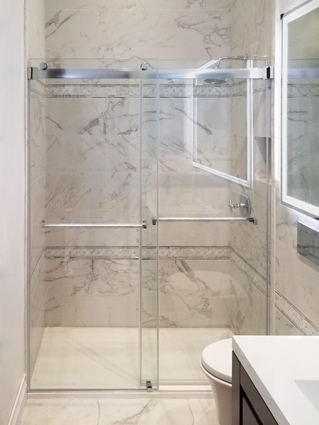 Chicago Glass Fleurco Gemini Bypass Sliding Shower Doors