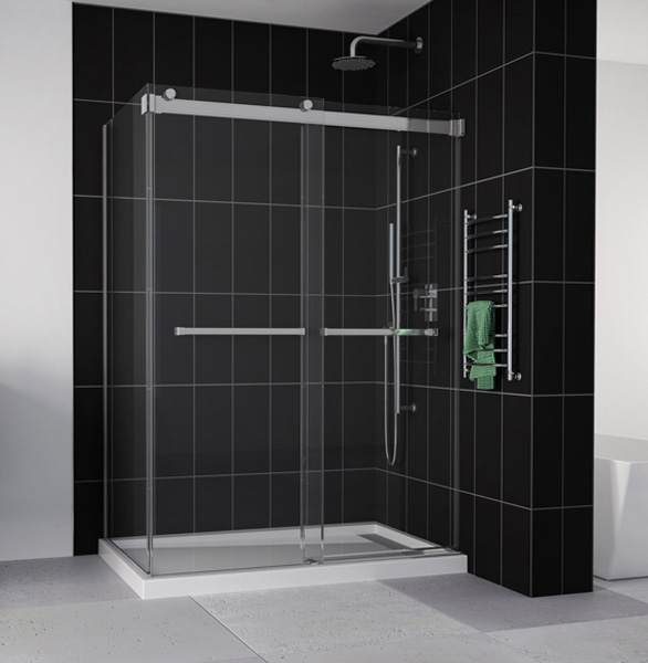 Chicago Glass Fleurco Gemini Bypass Sliding Shower Doors