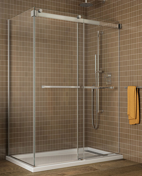 Chicago Glass Fleurco Gemini Bypass Sliding Shower Doors