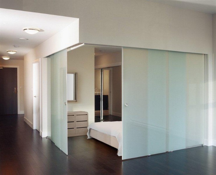 Chicago Glass Sliding Corner Doors and Room Dividers