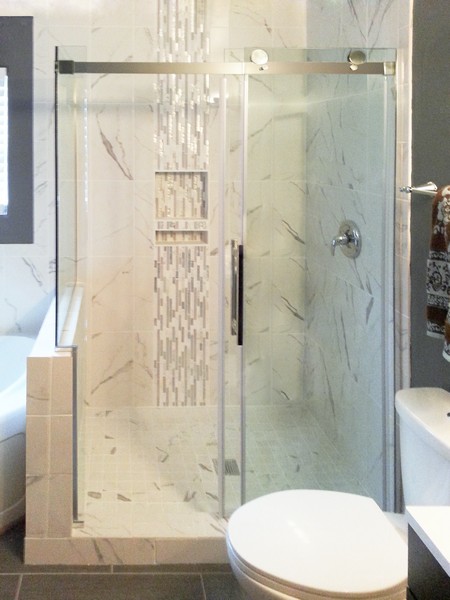 Chicago Glass Fleurco Novara Sliding Shower Doors