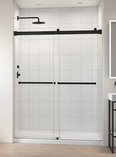 Chicago Glass Fleurco Gemini Bypass Sliding Shower Doors