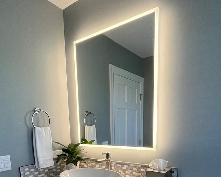 Chicago Glass Custom Bathroom Mirrors