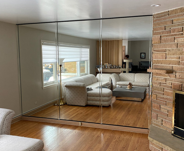 Custom Living Room Mirrors Creative Mirror Shower