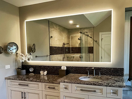 Chicago Glass Custom Bathroom Mirrors