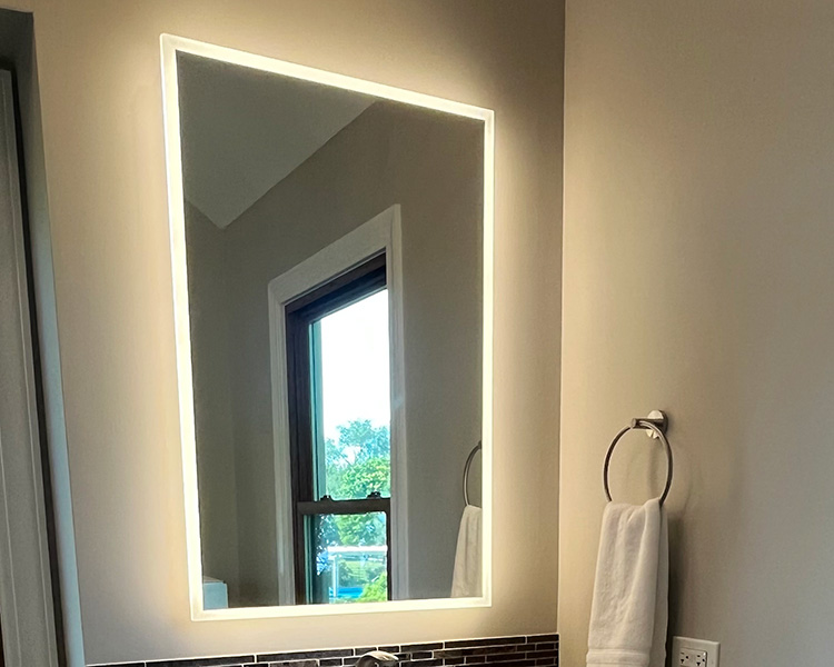 Chicago Glass Custom Bathroom Mirrors