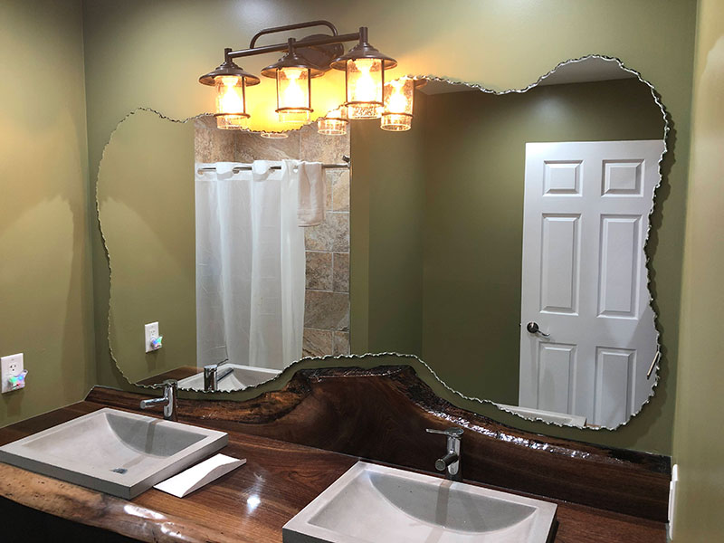 Custom Bathroom Mirrors  Creative Mirror & Shower