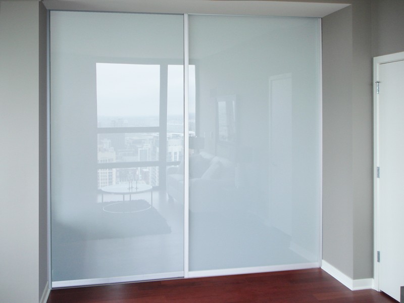 Frosted Glass Closet Doors Sliding Glass Designs