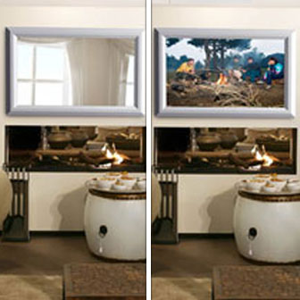 Hidden TV Mirrors