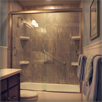 Frameless Bypass Shower Doors Creative Mirror Shower