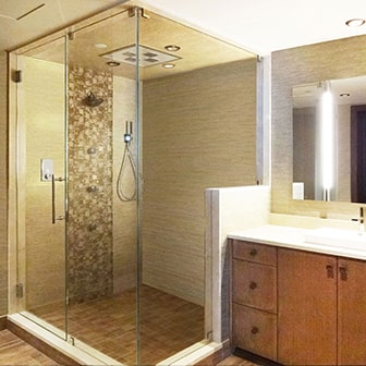 Bathrooms Creative Mirror Shower