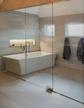 Glass Walls & Hinged Doors