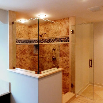 Frameless Shower